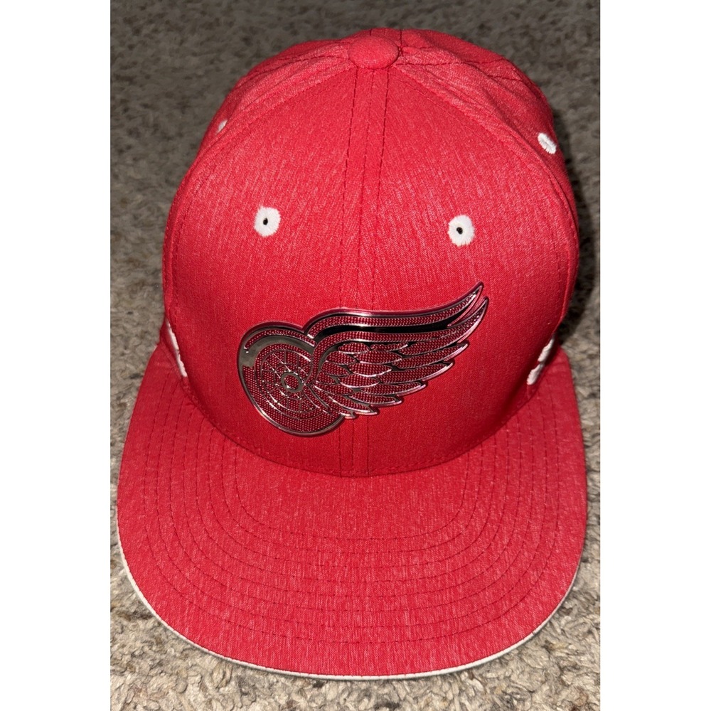 Men's Fanatics Black Detroit Red Wings Core‎ Fitted Hat